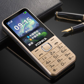 康佳(konka) u10 直板老年人手机 移动 双卡双待手机 金色
