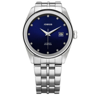 左薇莎(Jowissa)瑞士原装进口男士手表商务休闲日历机械男士腕表J4系列 J4.153.L-蓝色表盘