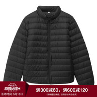 無印良品 MUJI 無印良品 女式 轻量法国羽绒便携式夹克衫 黑色 L