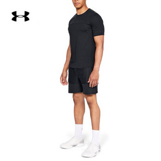 Under Armour 安德玛UA男子Microthread短袖T恤-1320836 黑色001 XL