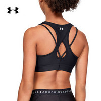 安德玛官方 UA Favorite 女子 运动内衣—中强度 Under Armour-1328867 黑色001 M