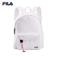 FILA 斐乐官方情侣款背包2019新品时尚学生双肩包马思纯ins同款包 标准白-WT XS