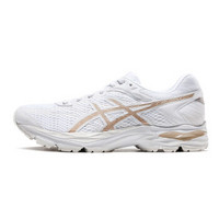 ASICS亚瑟士 缓冲回弹跑步鞋女运动鞋GEL-FLUX 4 1012A523-700 白色/金色 36