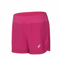 ASICS亚瑟士 女式速干透气4英寸跑步短裤2012A392-703 深粉色 M