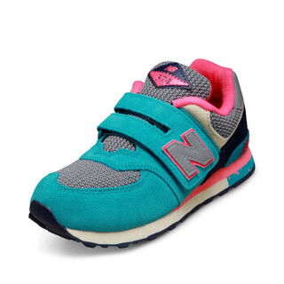 New Balance NB童鞋 574系列 男女童大中童运动鞋复古鞋KV574K1Y KV574K2Y/蓝色 32.5码/19cm