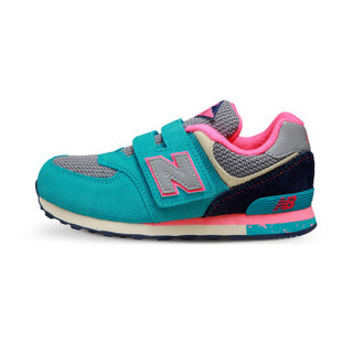 New Balance NB童鞋 574系列 男女童大中童运动鞋复古鞋KV574K1Y KV574K2Y/蓝色 32.5码/19cm