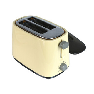 灿坤（EUPA）全自动烤面包机 家用早餐吐司机2片 双槽多士炉TSK-P203P 米黄色