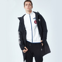 UMBRO茵宝秋冬长款棉服男运动休闲保暖时尚学生棉衣外套 UO184AP2101-999黑色 L