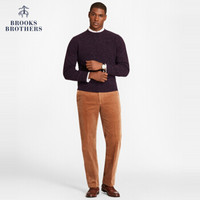 Brooks Brothers/布克兄弟19秋新品男士灯芯绒弹力直筒休闲裤长裤 2001-驼色 3434