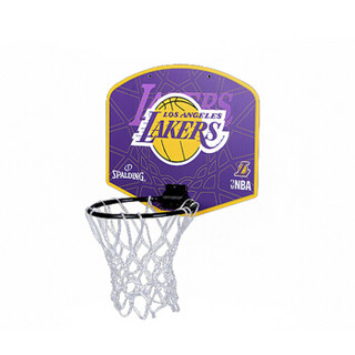 NBA 斯伯丁 湖人队徽迷你运动小篮板 SBD0126A 图片色