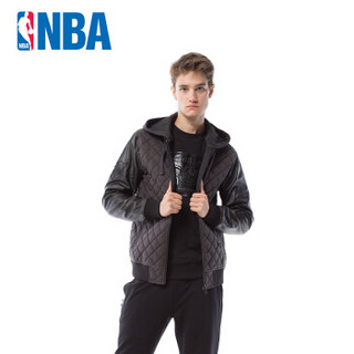 NBA潮流服饰  黄蜂队时尚休闲运动外套男女同款 MK0391AA 灰色 L