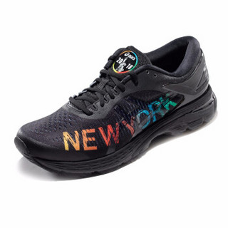ASICS/亚瑟士稳定透气跑步鞋男款运动鞋GEL-KAYANO25 NYC 1011A021-001 黑色 40.5