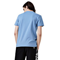 Kappa卡帕 男款运动短袖休闲T恤夏季半袖 |K0912TD59D 淡蓝色-895 XXL
