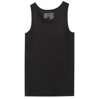 无印良品 無印良品 MUJI 男式 凉爽网眼编织无袖衫 黑色 S