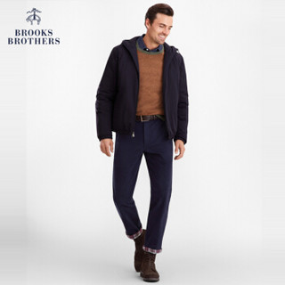 Brooks Brothers/布克兄弟男士保暖灰鸭绒填充羽绒服外套夹克 4002-藏青色 M