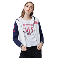 Kappa卡帕 女士运动外套复古休闲保暖棒球服 K0562MM05 奶白-012 XL