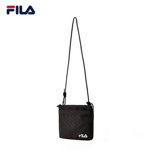 FILA（斐乐）手拿包男女2019春季新品手拿包潮流手满印LOGO提包男女 炭黑-BK XS