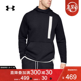 Under Armour 安德玛官方 UA男子 Pursuit Move运动连帽卫衣-1326739 黑色001 L