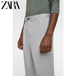 ZARA 01478300802 男士打褶垂性裤子