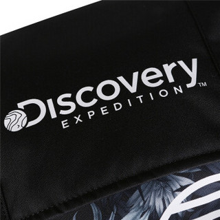 Discovery包 户外男女12升双肩背包潮多口袋时尚旅行印花包DEBD90074 黑白印花/黑色 12升