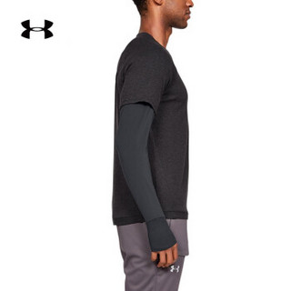 Under Armour 安德玛官方 UA男子Microthread长袖跑步羊毛衫-1317498 黑色001 L