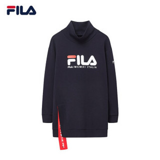 FILA 斐乐官方套装女2019春季新款套头卫衣运动休闲长裤女 传奇蓝-F11W914238FNV，F11W918 175/92A/XL