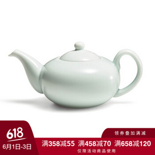 无印良品 MUJI 青白瓷 小茶壶 蓝色 约430ml