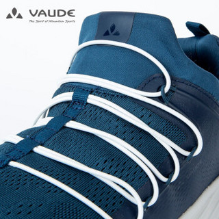 巍德（VAUDE）2019新款户外防滑耐磨减震男款徒步鞋吸汗透气低帮鞋系带休闲旅行户外鞋 深蓝 43