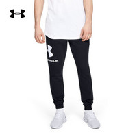 Under Armour 安德玛官方 UA男子 Rival Joggers 运动长裤-1345627 黑色001 XXL