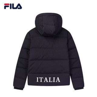 FILA 斐乐官方 女子羽绒服 2019冬季新款 时尚运动羽绒服女 传奇蓝-NV 165/84A/M