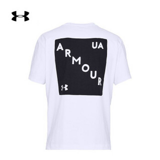 Under Armour 安德玛 UA男子 Be Seen 印花短袖T恤-1341681 白色100 XL