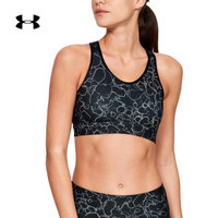 Under Armour 安德玛官方 UA女子 Mid Mesh运动内衣—中强度-1329160 黑色001 M