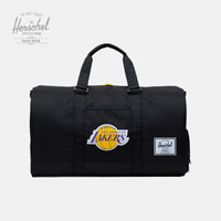 NBA- 洛杉矶湖人队 休闲运动桶包 旅行包 图片色