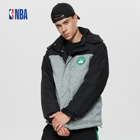 NBA 凯尔特人队面料拼接运动羽绒服 XXL