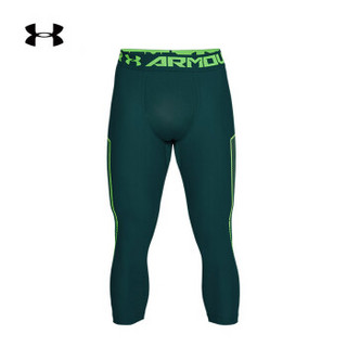 Under Armour 安德玛官方 UA男子 Armour 运动紧身七分裤 -1309925 绿色716 M