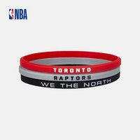NBA 猛龙队 三条装 细硅胶手环 腕带 图片色