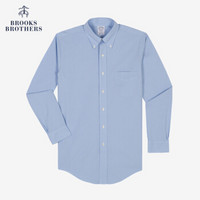 Brooks Brothers/布克兄弟男士免烫牛津纺Supima棉衬衫1000005631 4000-浅蓝色 16/34