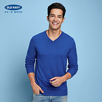 春季焕新 OLD NAVY 男士百搭V领针织衫