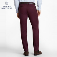 Brooks Brothers/布克兄弟男士修身版奇诺休闲长裤1000069525 B645-红色 3132