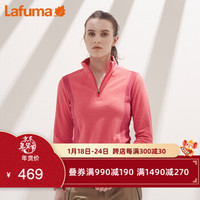 LAFUMA 乐飞叶女士户外徒步旅行轻便保暖套头内搭抓绒衣LFTS8CL80 深粉色P3 38(165/84A)