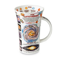 丹侬（dunoon）英国进口创意设计系列水杯 骨瓷马克杯水杯峡谷杯型宇宙世界 彩色大容量500ML