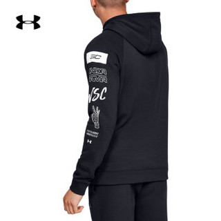 Under Armour 安德玛官方 UA男子 库里SC30 Stack运动连帽卫衣-1346856 黑色001 S