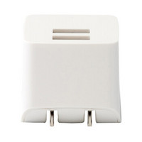 无印良品 MUJI 双USB电源适配器 白色 30×33×38(mm) 12w