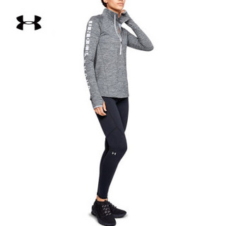 Under Armour 安德玛 UA女子 Graphic 拉链运动长袖卫衣-1318024 灰色035 L