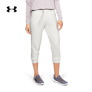 Under Armour 安德玛官方 UA女子 Rival Fleece 运动中裤-1317857 白色112 M