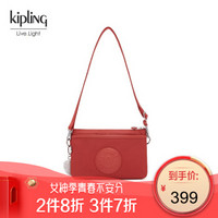 Kipling凯浦林2019新款K72323单肩斜挎包小包时尚背包 冬季红
