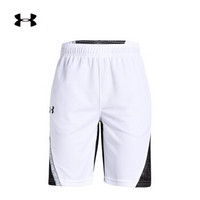 Under Armour 安德玛官方 UA男童 库里SC30 运动短裤-1317973 白色100 童XL