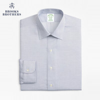 Brooks Brothers/布克兄弟男士秋新品修身免烫正装衬衫1000069144 B465-蓝色 15/H/2