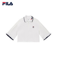 FILA X 3.1 Phillip Lim 女子短袖POLO衫 2019宽松短款女短袖POLO 标准白-WT 165/84A/M