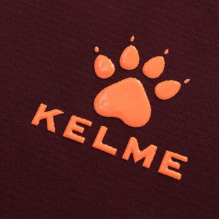 KELME/卡尔美 运动紧身衣男健身服长袖弹力透气跑步训练篮球打底3881105 深蓝荧光玫红 L